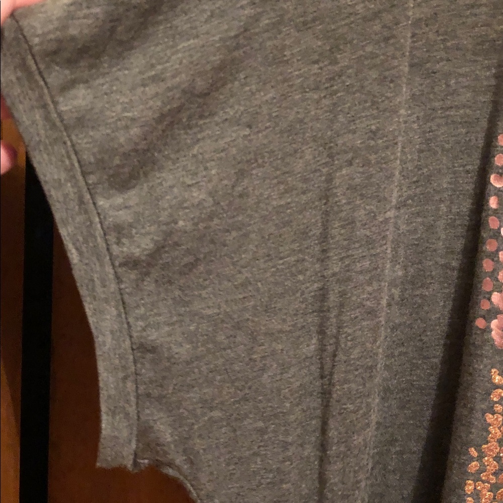 Apt. 9 Charcoal Short-Sleeve Tee with Glittery Print - Picture 4 of 12